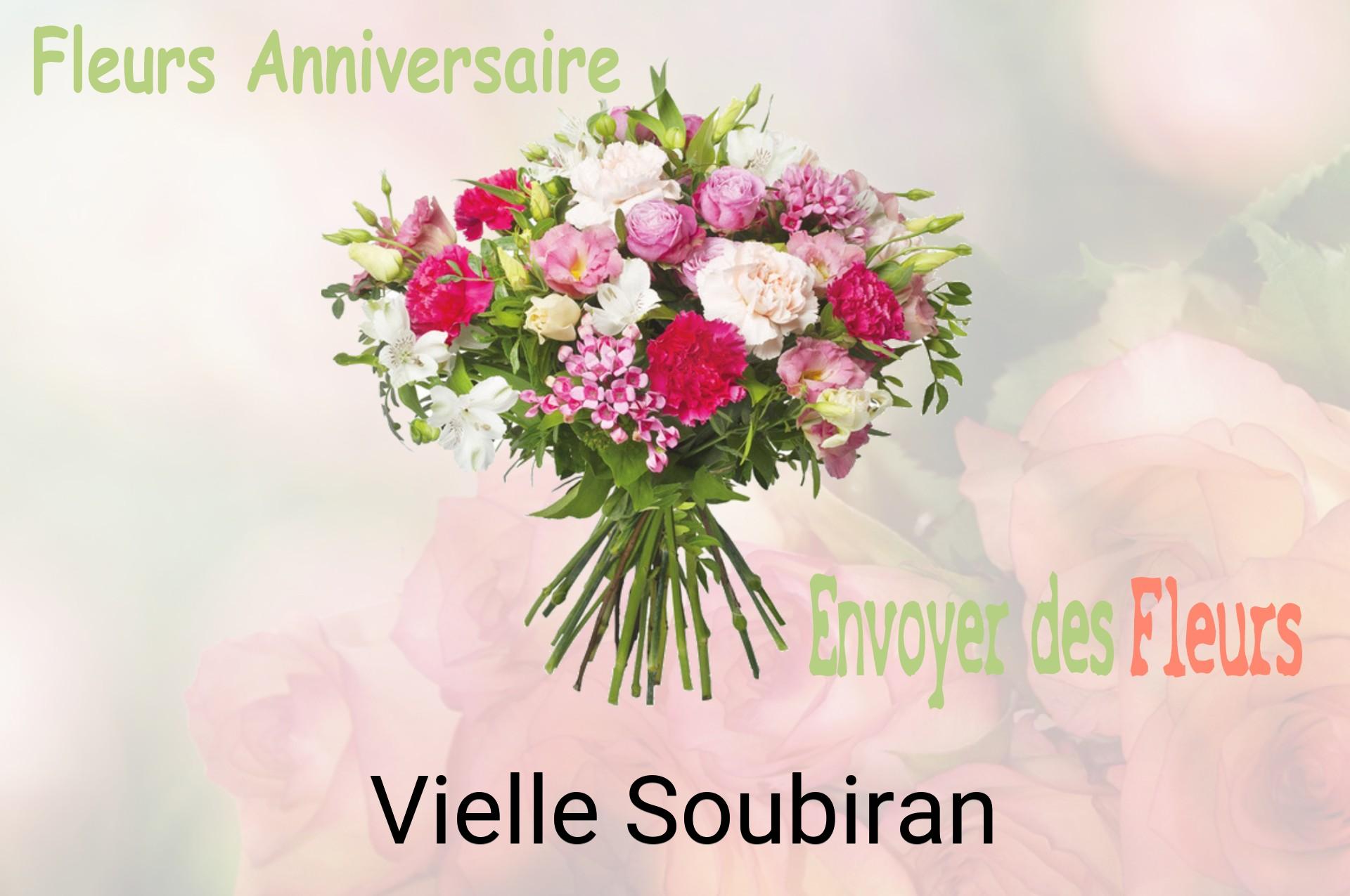 Bouquet de fleurs d’anniversaire livré à Vielle-Soubiran