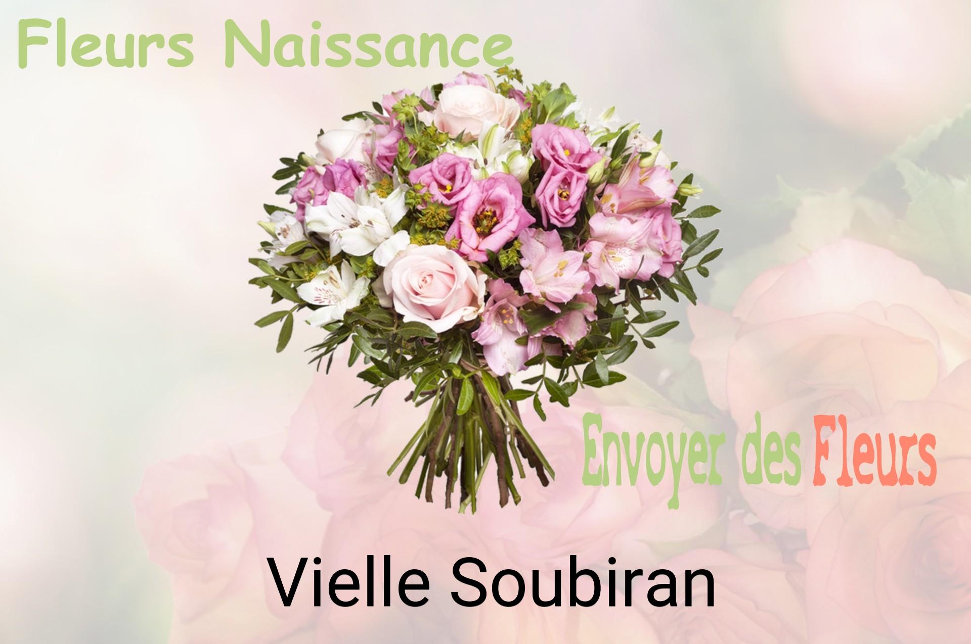 Bouquet de fleurs de naissance livré à Vielle-Soubiran